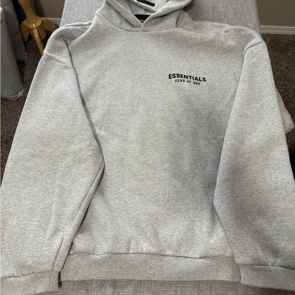 Essentials Heather Gray Hoodie